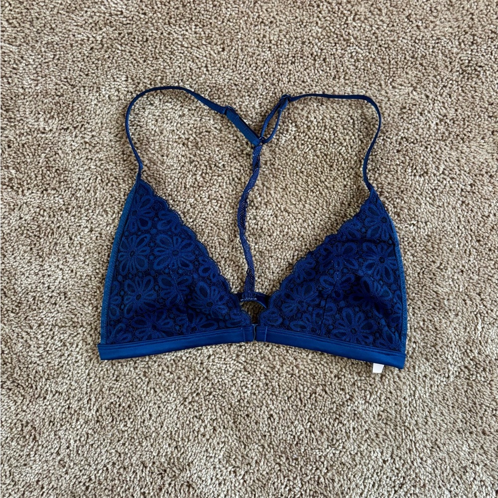 Victoria's Secret Blue Lace Bralette Intimates